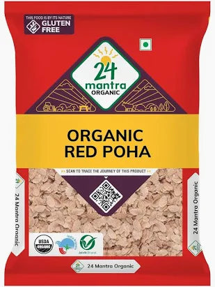 24 Mantra Red Poha 500GM