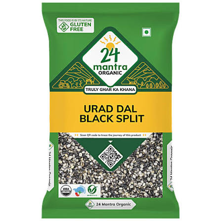 24 Mantra Urid Black Spilt 500GM