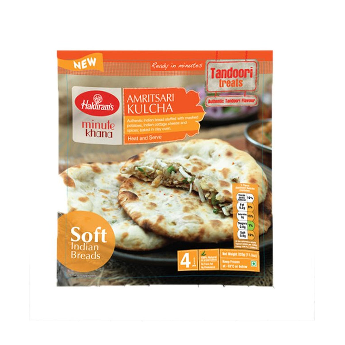 Haldiram Amritsari Kulcha 320GM