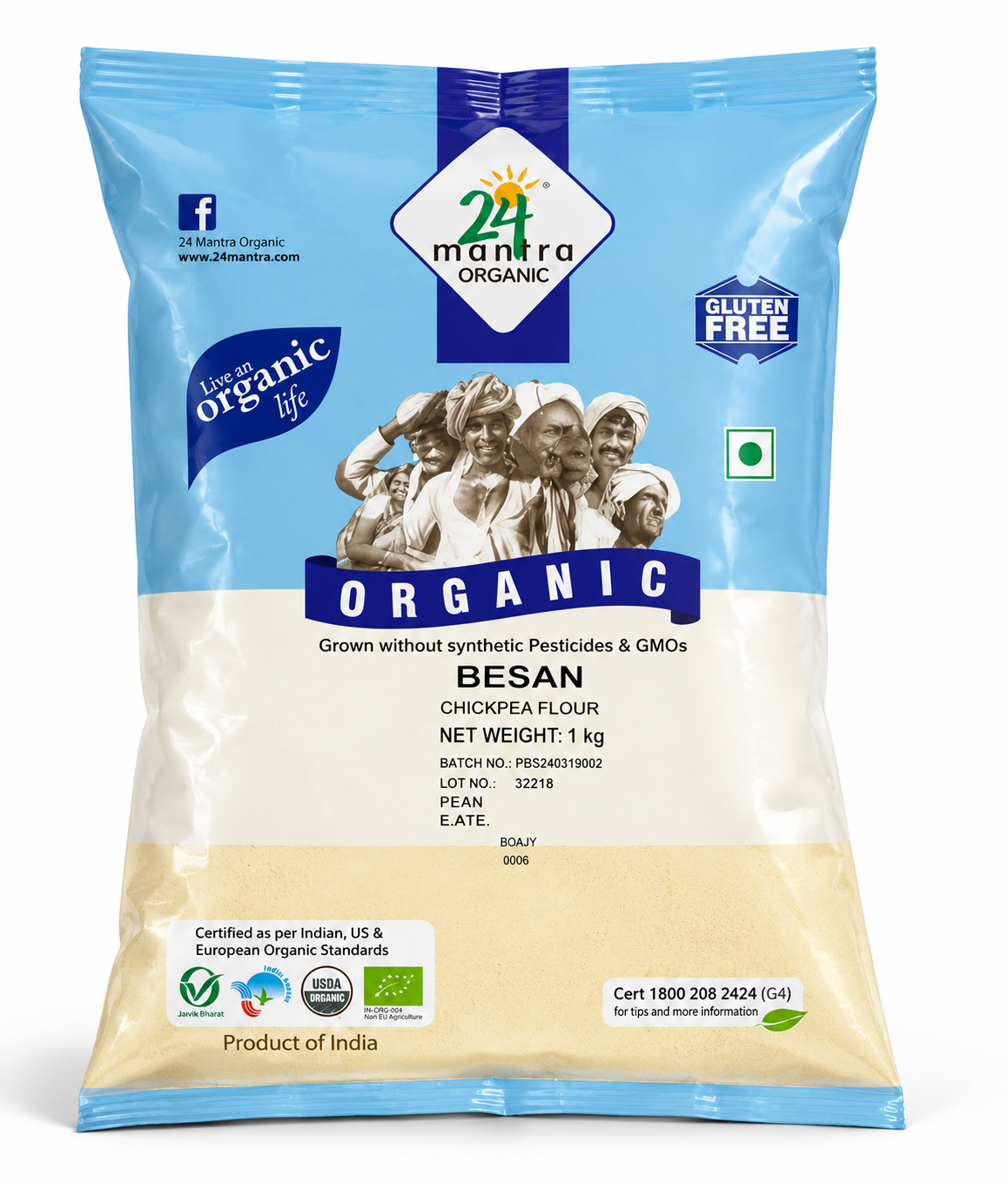 24 Mantra Besan FLOUR1KG