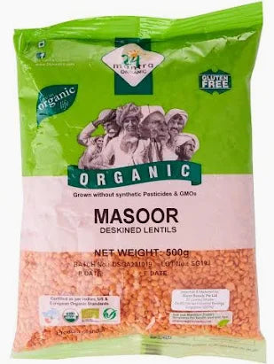 24 Mantra Organic Masoor Dal 500G