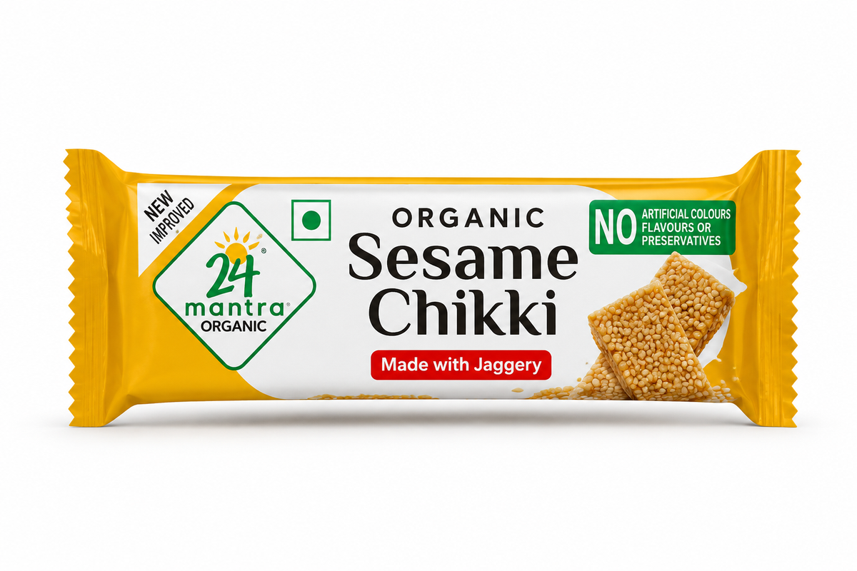 24 Mantra Organic Sesame Chikki 33GM