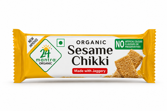 24 Mantra Organic Sesame Chikki 33GM