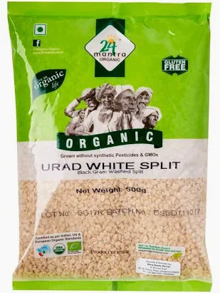 24 Mantra Organic Urad Dal Whitte 500G