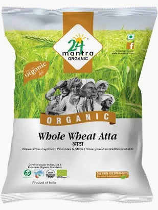 24 Mantra Organic Whole Wheat Atta 1kg