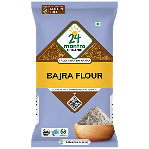 24 Mantra Organic Bajra Flour 500ML