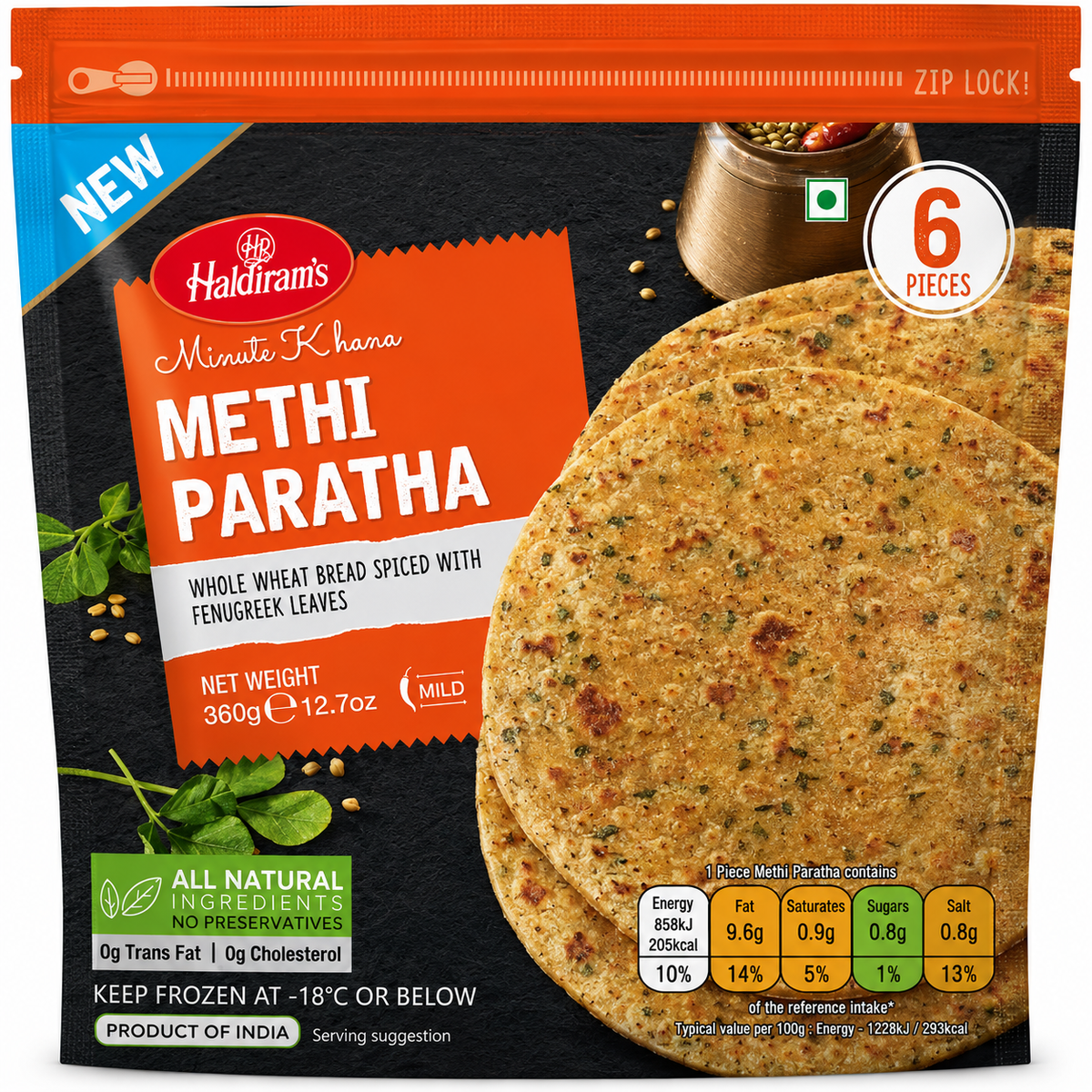 Haldiram Methi Paratha 300GM