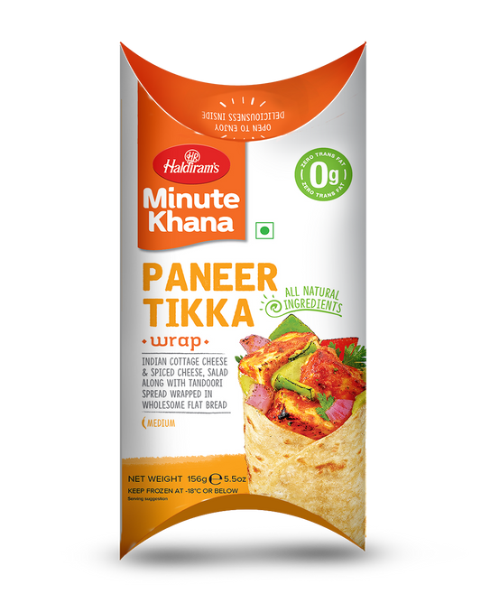 Haldiram Paneer Tikka Wrap 156GM