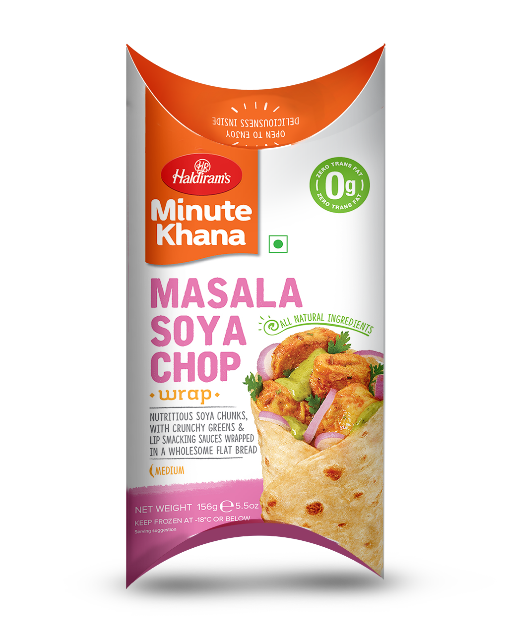 Haldiram Soya Chop Wrap 156GM