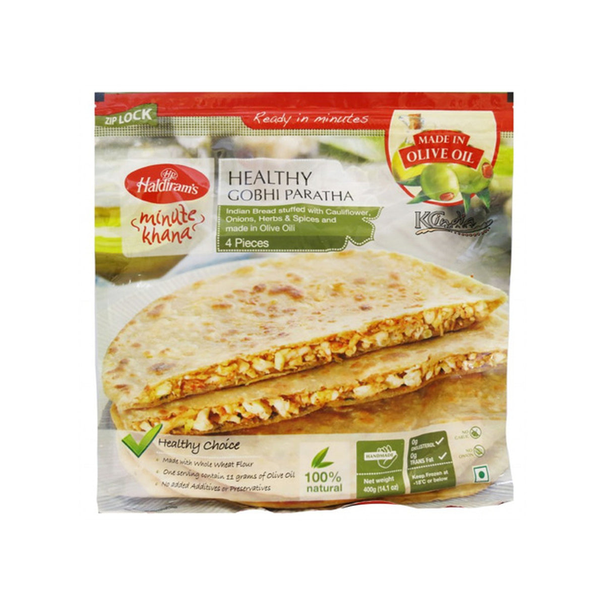 Haldiram Aloo Gobhi Paratha 400GM